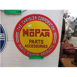 12" Mopar tin sign - replica
