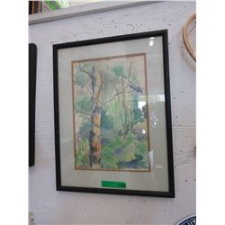 Signed original watercolor