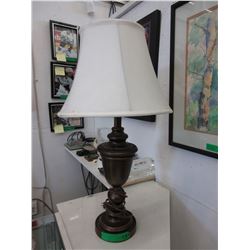 Used bronze colored table lamp