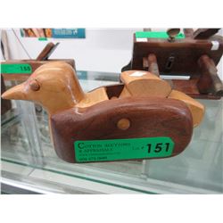 Duck shaped wood plane