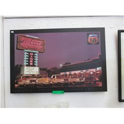 Route 66 print on board