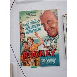 Vintage movie poster "Rooney"
