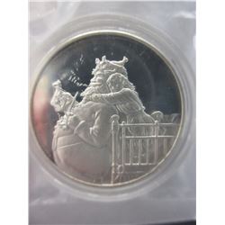 Undated Silver Art Round