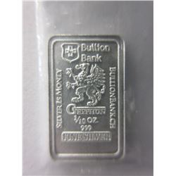 2 Suisse Bullion Bank Gryphon Silver Bars