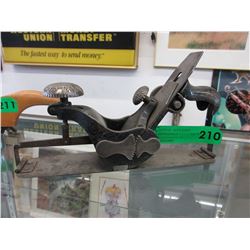 Vintage metal "Stanley Rule & Level Co." plane