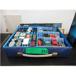 48 Matchbox & Hot Wheels cars in carrying case