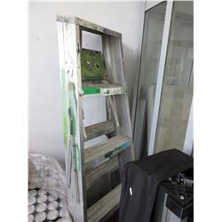 2 Used 6 Foot aluminum step ladders