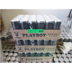 2 Cases of Playboy energy drink