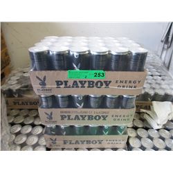 2 Cases of Playboy energy drink
