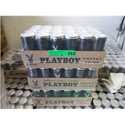 2 Cases of Playboy energy drink