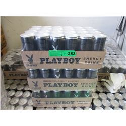 2 Cases of Playboy energy drink