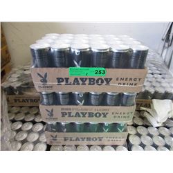 2 Cases of Playboy energy drink