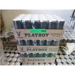 2 Cases of Playboy energy drink
