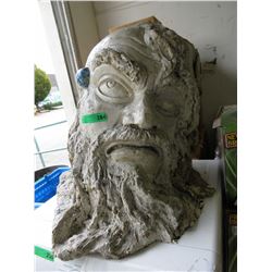 Plaster monster head