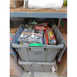 2 Totes of toys & games
