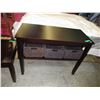 Image 1 : Used hall table with basket drawer storage