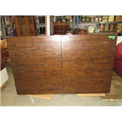 New - Barn Wood style - Table w/ pop up leaf