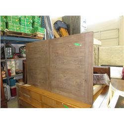 New - Barn Wood style dining table