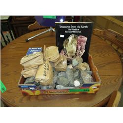Rock samples & Book