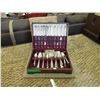 Image 1 : Used silver plate flatware in box