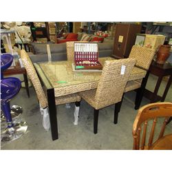 New - "Brugg" Dining table & 4 chairs