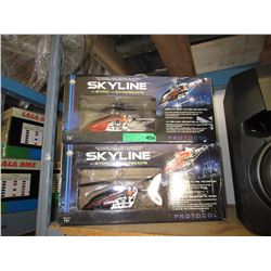 2 R/C helicopters