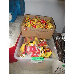 150 New stuffed dragon toys - 2 Sizes
