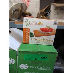 5 Cases of Chickpea & Lentil crackers