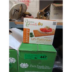 5 Cases of Chickpea & Lentil crackers