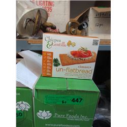 5 Cases of Chickpea & Lentil crackers