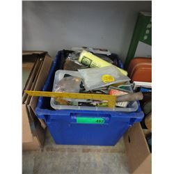 Tote of used hand tools