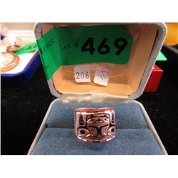 Northwest Coast Haida Copper ring