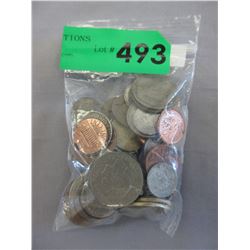 10.5 oz. Bag of assorted world coins