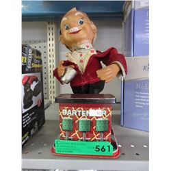 Vintage battery operated bartender toys