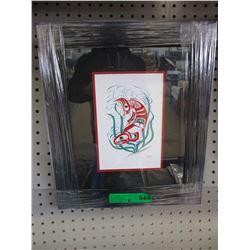 Framed Richard print - "Salmon Eagle"