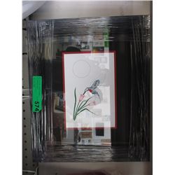Framed Richard Shorty print-"Serenity Hummingbird"
