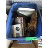 Image 1 : Tote of misc. assorted household items
