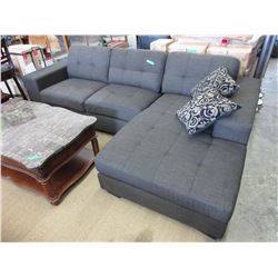 New - 2 piece sectional with chaise end