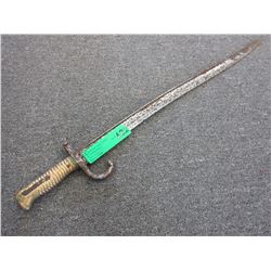 Old French bayonet inscribed 1875 on blade