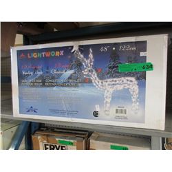 2 x 48" LED Christmas Deer