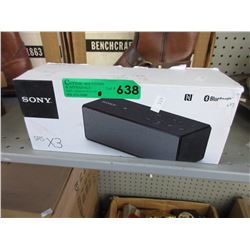 Used Sony SRS-X3 Bluetooth speaker
