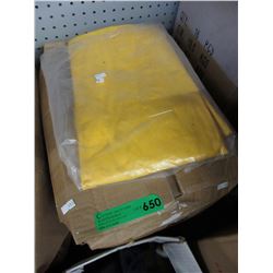 Case of new yellow rain pants