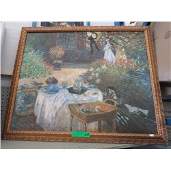 Claude Monet Giclée print on canvas-"The Luncheon"