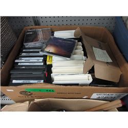 Used CD player, CDs, DVDs & VHS tapes