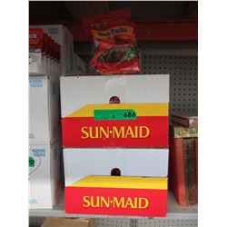 2 Cases of Sunmaid raisin mini packs