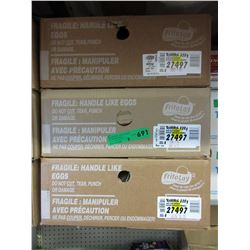 3 Cases of Tostitos bite size rounds