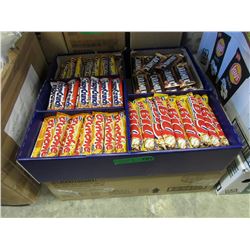 Case of assorted chocolate bars