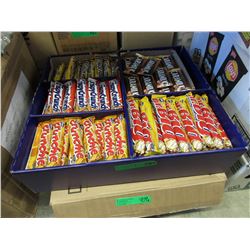Case of assorted chocolate bars