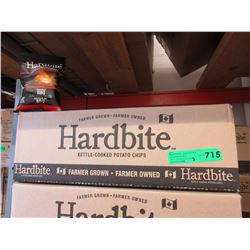 3 Cases of Hardbite potato chips