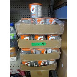 4 Cases of instant Gatorade - orange flavour